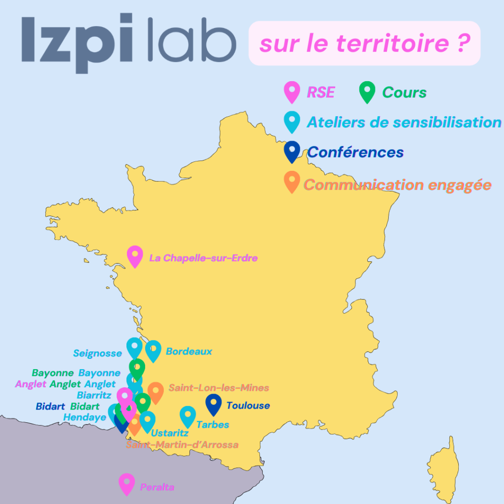 Izpi Lab prestations sur le territoire