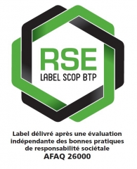Logo Label RSE Fédération des SCOP du BTP